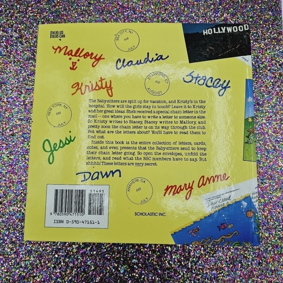 Vintage The Babysitters Club Chain Letter Book - Picture 4 of 6